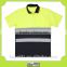 custom-made dry fit breathable men's safety green polo shirt