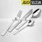 Cutlery wholesale Aiyida gold plated cutlery set in China