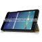 New fashion three folding leather stand case for Samsung Tab E8.0 hard pu tablet pattern case