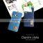 Denim Card Cases For HTC ONE Cell Phone Accessory Factory in China