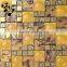 SMP24 Latest design decoration wall tile floor tile glass mix ceramic mosaic carioca gold granite countertop and tile