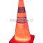 solar traffic cone/portable cones/solar flexible traffic cones