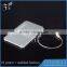 Laser engrave logo custom 15cm clear luggage tag loop