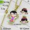 Hot Gold Color Cartoon Style Stainless Steel Jewelry Set Made in China