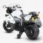 Three wheels China rechargeable children motorcycle with training wheels