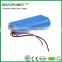 3.7v 5200mah battery pack lithium ion rechargeable