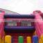 0.55mm PVC Material And Giant Inflatable Slide With Obstacle Bouncer