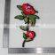 Good Looking 15*24cm Embroidery Rose Patches Leather Patch Snapback for Sale