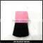 mini black goat hair pink plastic handle blusher makeup brush