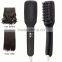 high quality 2 in 1 private label best hair brush for straightening hair