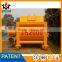 High Efficient KTSA 2000 Twin Shaft Concrete Mixer 2m3