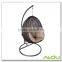 Single Adult Size Cheap Garden Swing With Cushion Inside