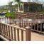 No glue low maintenance wood plastic composite fence & railing