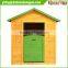 Kids Outdoor Wooden PlayHouse With Green Roof