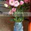 Floor standing glass mosaic flower vases