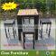 Hot sell outdoor bar furniture bistro set wicker bar stools