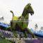 Aritificial green sculpture plastic plant statue artificial sculpture