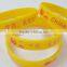 Custom Design Flexible Silicone Wrist bands And Colorful Wrist Bands