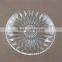 round clear bread glass plate , dessert plate , fruit dish