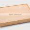 Home Deco Unfinished Beech Wood Serving Tray for Food