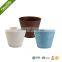 Antique Style Hand Carved Wholesale Price And High Quality Round Plastic Flower Pot For Garden Ornaments