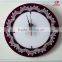 2017 China supplier Wholesale large home decorative wall clocks, clear acrylic 3D wall clock