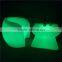 Luxury Hookah Furniture Glowing LED Portable Bar Table and Charis