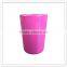 Wholesale market new household drinkware melamine colorful strips printing hard plastic reusable plastic tumbler