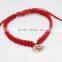 rhinestone evil eye charm macrame bracelet personalized frendship bracelet for promotion gifts