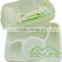 multifunctional BPA free plastic bento lunch box 4 compartments for adults with soup bowl