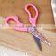 Fashional factory price beautiful popular PP handle students scissors