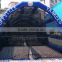 Inflatable batting cage as inflatable baseball sport game