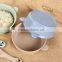 logo customized factory 4 colors baby wheat straw bowl
