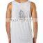100% Cotton Silk Screen Printed Long Tank Top