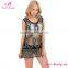 Fashion Black Transparent Woman Sexy Beach Party Wear Dress