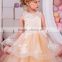 2017 baby girl party dress children frocks designs ruffle embroidered lace wedding dress