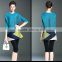 Latest new womens big yards loose contrast color fold dress