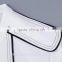 Hot selling plain white cotton long sleeve o-neck ladies officeware shirt