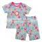 2017 Summer baby new design newborn gift set kids homewear with socks gift set