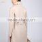 Women European Cashmere Wool Long Winter White Coats