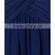 100% Polyester Fully Lined Maxi Dress Women Sweetheart Neckline Detail Chiffon Dress 2016