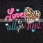 2016 baby girl clothes Spring outfits "love is all you need" leopard heart aztec pant with matching headband set