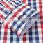 2016 new style bright check pattern cotton shirt elegant for men