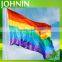 Custom 3*5ft Polyester Printed LGBT Pride Gay Banner Rainbow Flag