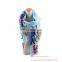 Noble Beautiful Big Flower Printed Lady Viscose Scarf Wholesale