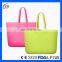 Customied logo silicone bag hot sale silicone beach bag for ladies