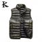 Wholesale Ultralight Women Winter Down Vest with stand collar