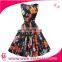 Wholesale Price Factory 1950s Vintage Floral Swing Dress For Ladies