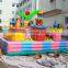 Hot sale commercial grade PVC Tarpaulin brand new FU-052 inflatable kids fun city in stock