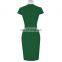 Grace Karin Ladies Dark Green Hips Wrapped Cap Sleeve Retro Vintage Pencil Bodycon Dress CL008947-5